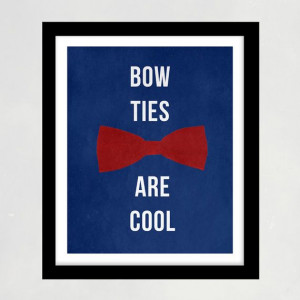 Doctor Who Bow Ties Are Cool