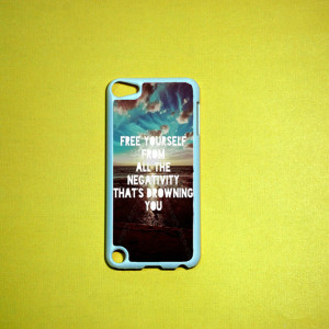 iPod Touch 5 Case, Be your self quote iPod touch 5 Cases, iPod touch ...