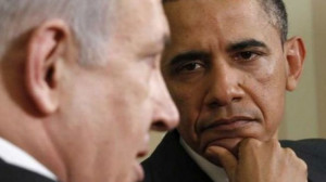 ... Obama (R) listens to Israeli Prime Minister Benjamin Netanyahu. (file