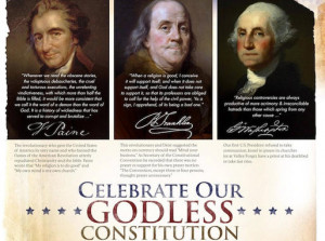 ... Our Godless Constitution': Atheist Ad Quotes Founding Fathers