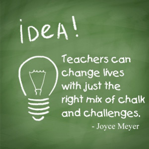 teacher appreciation quote by joyce meyer
