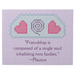 Plautus Friendship Quote Puzzle