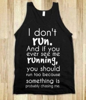 Funny T-Shirt Quotes About Running