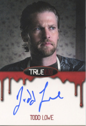 Todd Lowe's True Blood: Premiere Edition Autograph card! http://www ...