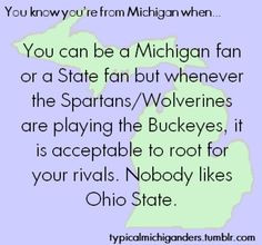 ... Ohio State. #michigan #pride #spartans #michigancreative #gogreen #msu