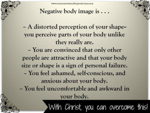 Overcoming negative body image