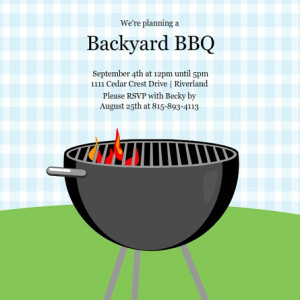Barbecue Invitations Bbq Invitations Invitation Consultants