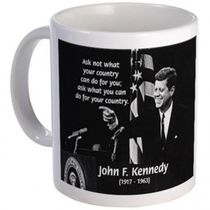 Famous Quote from JFK Mug