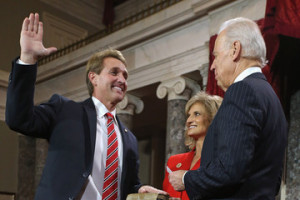 Jeff Flake Cheryl Flake Vice President Biden Holds Senate Ceremonial