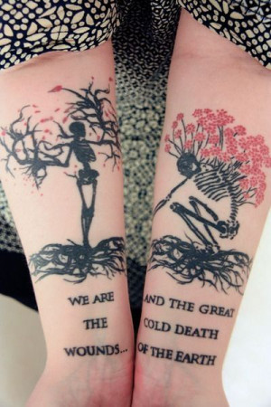 Skeleton quotes tattoos