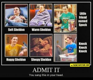Soft Sheldon, warm Sheldon…