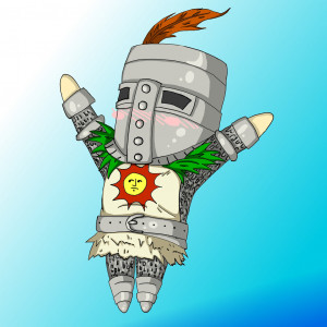 Knight Solaire Chibi by SuspiciousTumbleweed
