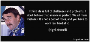 More Nigel Mansell Quotes