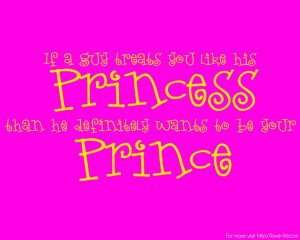 ... Cute Quotes And Motivation: Princess Love Quote With Pink Background