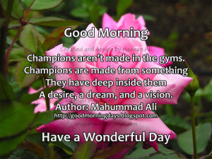Good Morning Quotes for 12-05-2010
