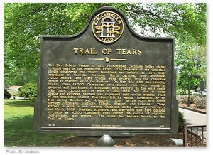 georgia trail of tears map
