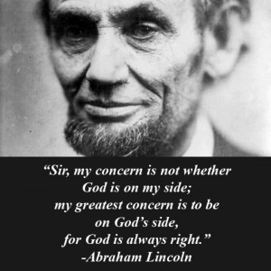 Abe Lincoln quote