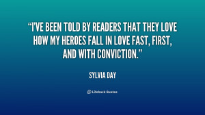 ve been told by readers that they love how my heroes fall in love ...