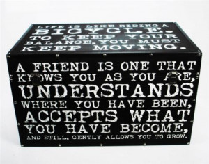 Vintage Quote Black White Adult Kids Bedroom Wooden Storage Toy Box ...