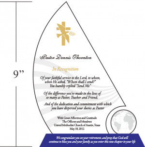 for: Pastor Retirement Gift; Priest Retirement Gift; Deacon Retirement ...