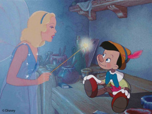 Pinocchio et la fée bleue