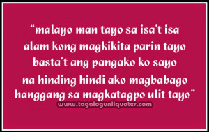 Long Distance Relationship Quotes Tagalog