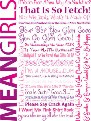 Natalie Rowe › Portfolio › Mean Girls Best Quotes