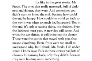 Samwise Gamgee quote