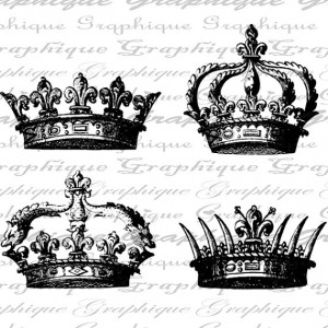 Crowns Crown Royal Queen King Digital Image Download by Graphique is ...