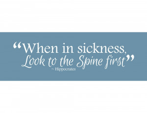 Go Back > Gallery For > Hippocrates Quotes Spine