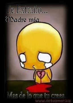 Te Extraño mucho Madre mia