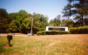 photo of the Warren Oil Company office park entrance on Route 80