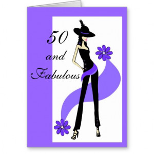 50th Birthday Card for Women