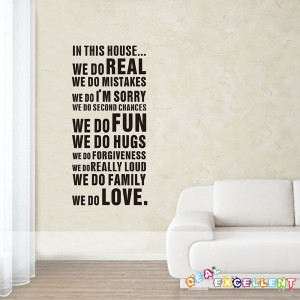 ... , vinyl quote wall decal, text wall sticker, best for home decoration