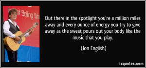 re a million miles away and every ounce of energy you try to give away ...