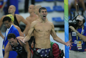 Michael Phelps 8 Gold Medals at Beijing Olympics