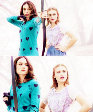teen wolf - lydia martin and allison argent