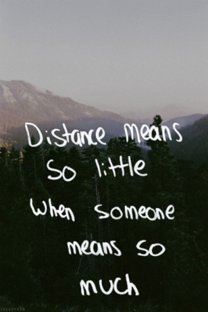 Distance quote