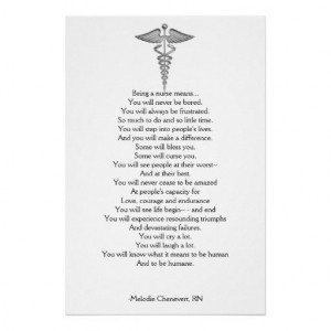 Being A Nurse Means Poem Posters Click on photo to purchase. Check out ...