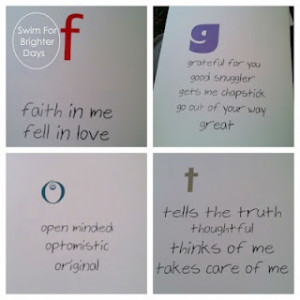 The Alphabet of Our Love