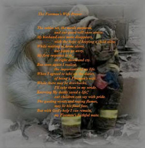 Firefighters Wife Prayer Image