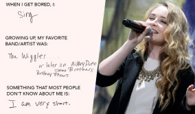 sabrina carpenter takes the playlist pop quiz sabrina carpenter took