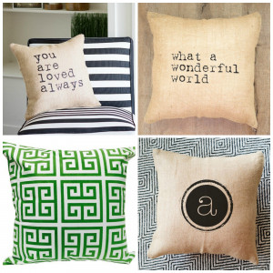 These fun pillow covers are available at a nice discount today ...