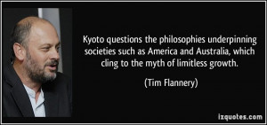 Kyoto questions the philosophies underpinning societies such as ...