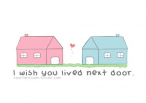 cartoon, cute, door, heart, home, house, love, pink, text