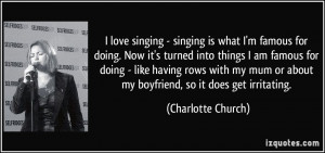 More Charlotte Church Quotes