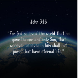 john 3 16 bible verse with cross hd wallpaper