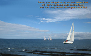 Natural Sailing in Sea Bible Verse