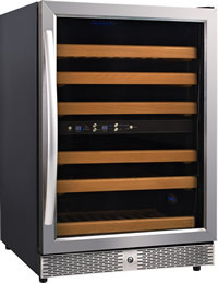 Dual Temp Thermoelectric Wine amp Beverage Cooler Refrigerator Cabinet