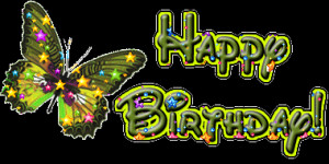 Happy Birthday - Animated Glitter Gif Images